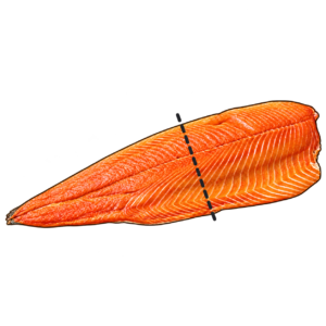 Acompte - Demi-filet de saumon fumé Bömlo
